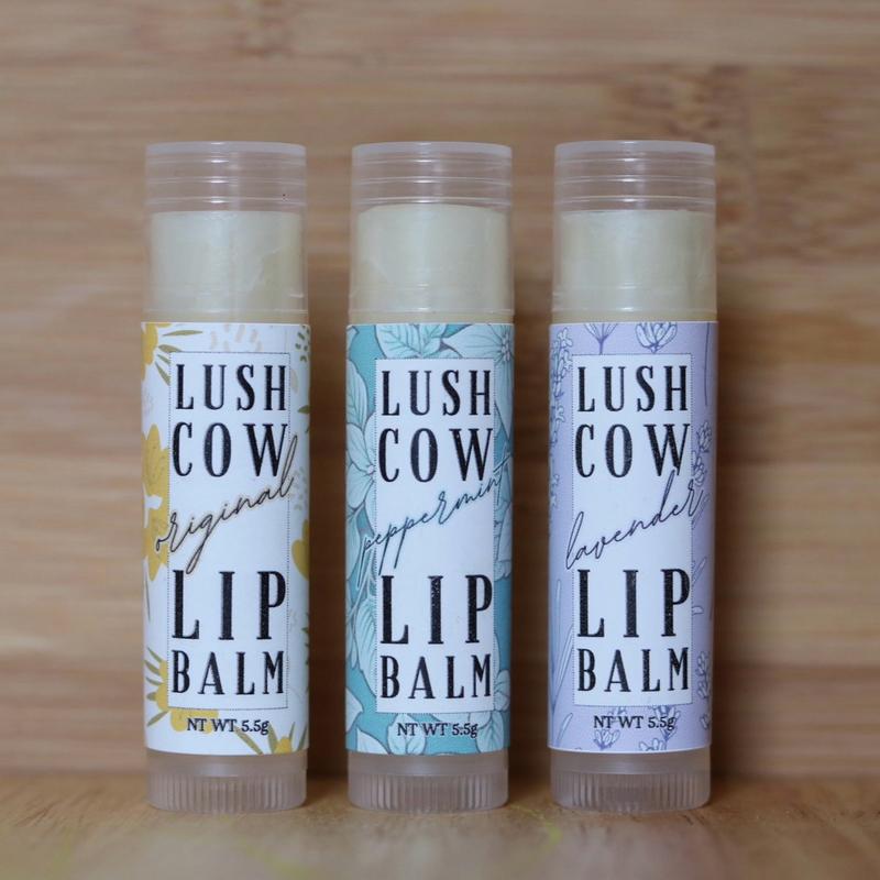 Organic Lip Balm - Beef Tallow Balm for Smooth and Moisturized Lips - Non-Toxic Skincare (3 pack)