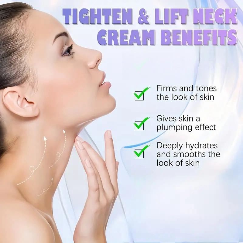 Firming Neck Cream for Crepey Skin,Firming Lifting Amino Acid Anti-Aging Moisturizing go pure Neck Cream Body Care Hydrating Skin care