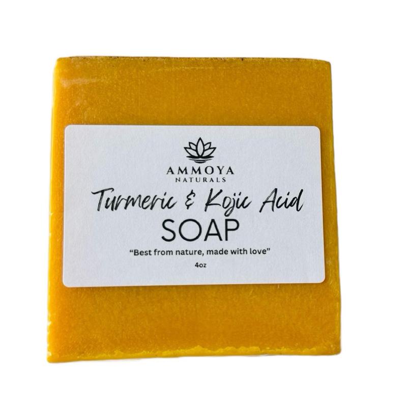 Turmeric Kojic Face and Body Soap - All Natural Skincare for Daily Use - Lemon