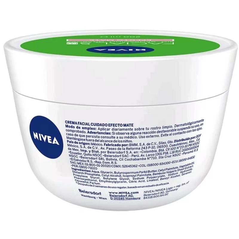 Nivea Matte Effect Face Cream with Bamboo extract - Moisturizers for Skincare