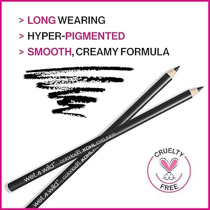 Color Icon Kohl Eyeliner Pencil-Rich Hyper-Pigmented Color, Smooth Creamy Application, Long-Wearing Matte Finish Cruelty-Free Cosmetic Lipliner Makeup