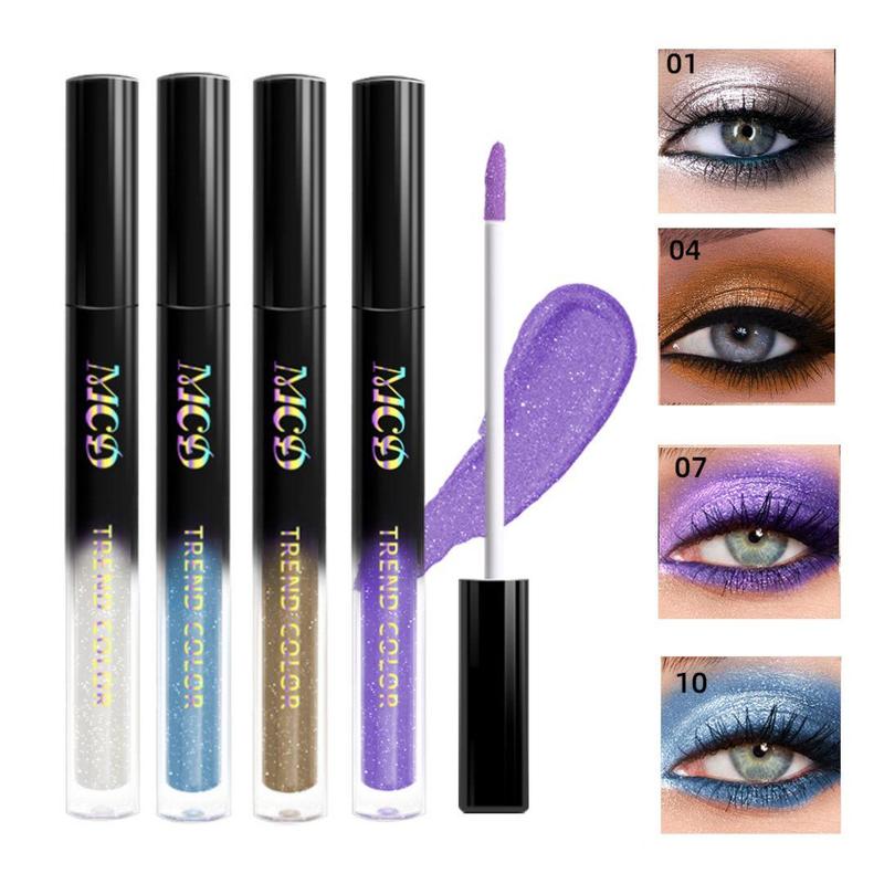 Glitter Liquid Eyeshadow, 1 Count Shimmer Liquid Eyeshadow, Sparkling Waterproof Makeup, Cosmetic Gift for Girls Women