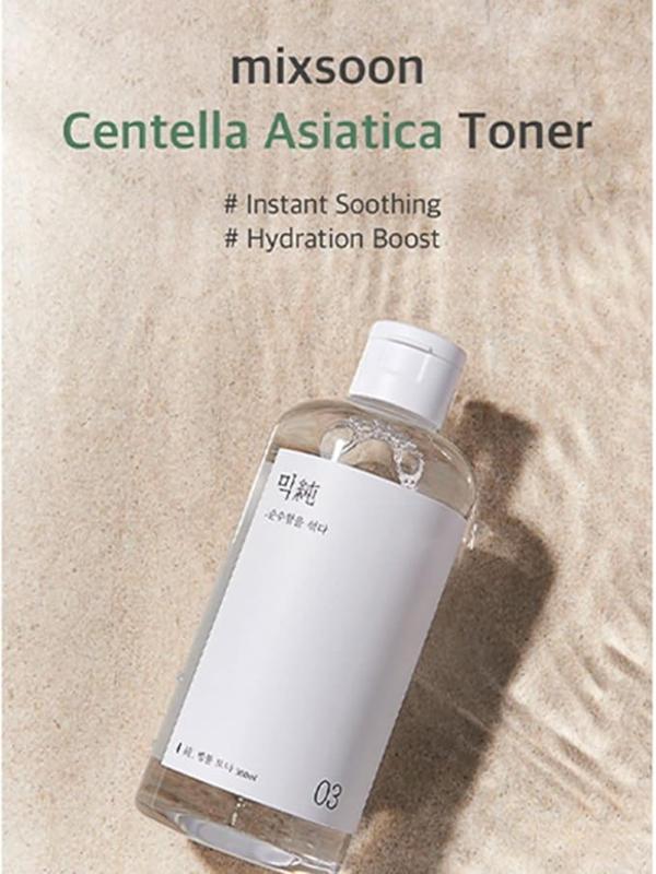 [Mixsoon] Centella Asiatica Toner (300 ml) | for All-Skin Types, Gentle on Sensitive & Acne-Prone Skin | Skincare Daily