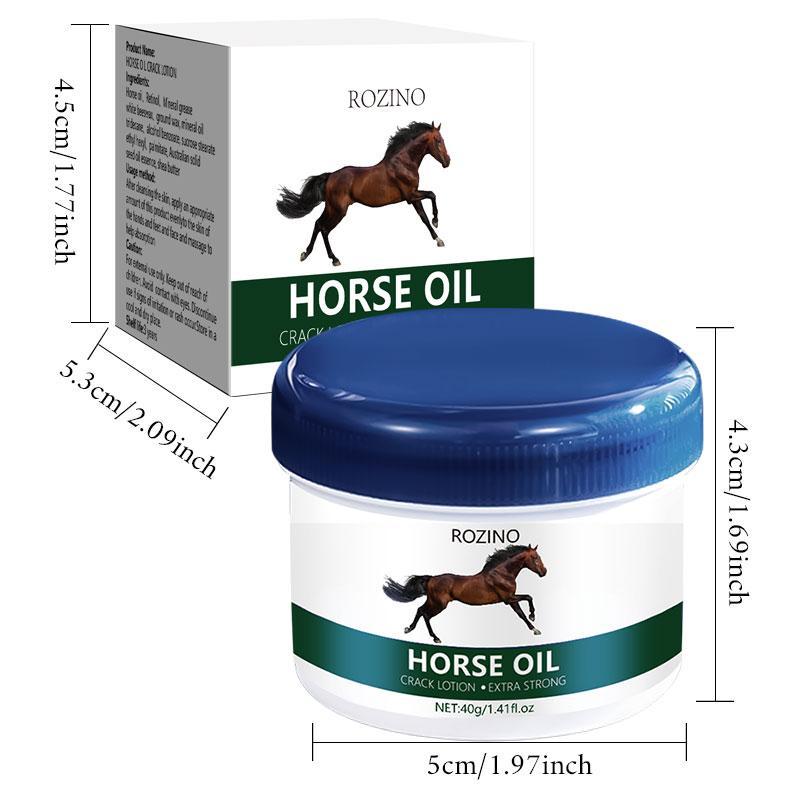 40g Horse Oil Foot Scrub, 1 Box Exfoliating Foot Cream, Moisturizing Foot Care Product for Dead Skin Removal