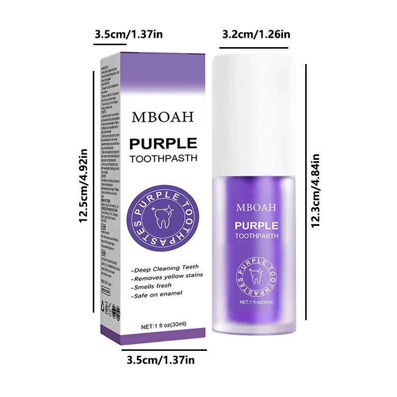 Comfort Teeth Brightening & Refreshing Purple Toothpaste, Toothpaste for Removing Yellow Stains, Teeth Cleaning, Gums Protecting Toothpaste