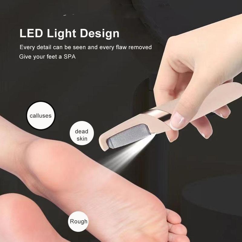 Electric Foot Callus Remover Tool, Portable Electronic Feet File Pedicure Tools, Waterproof Foot Scrubber File for Dead, Hard, Cracked Dry Skin, Nail Care, Cuticle Art, Manicure&Nail Art,2024 christmas gift foot grinder compact nail care pedicure tool