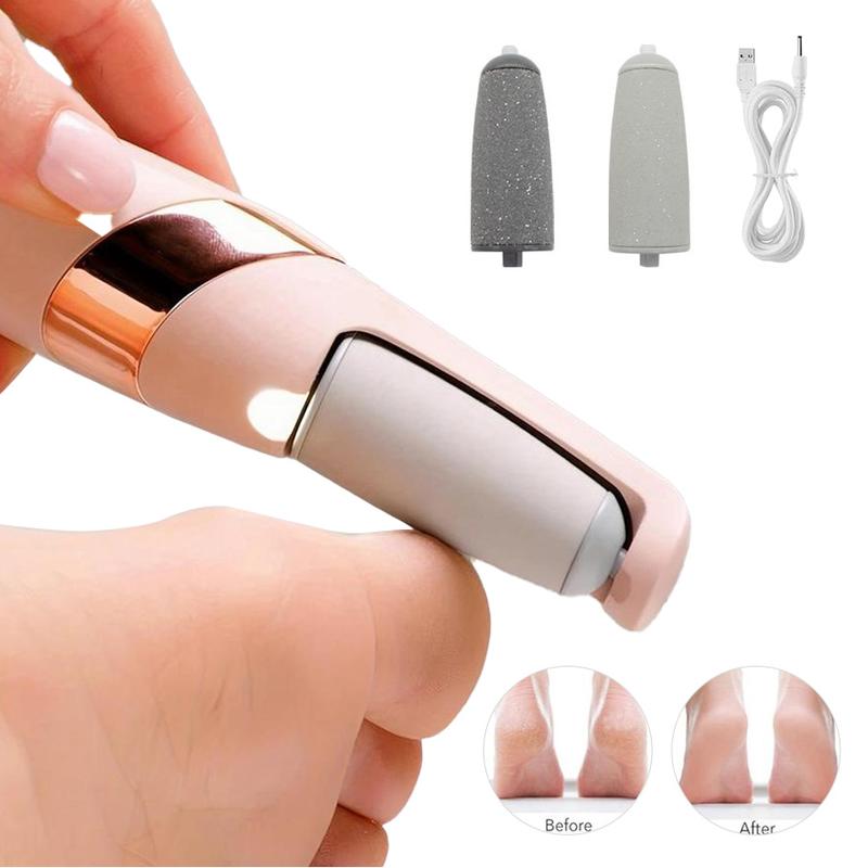 Electric Foot Callus Remover Tool, Portable Electronic Feet File Pedicure Tools, Waterproof Foot Scrubber File for Dead, Hard, Cracked Dry Skin, Nail Care, Cuticle Art, Manicure&Nail Art,2024 christmas gift foot grinder compact nail care pedicure tool