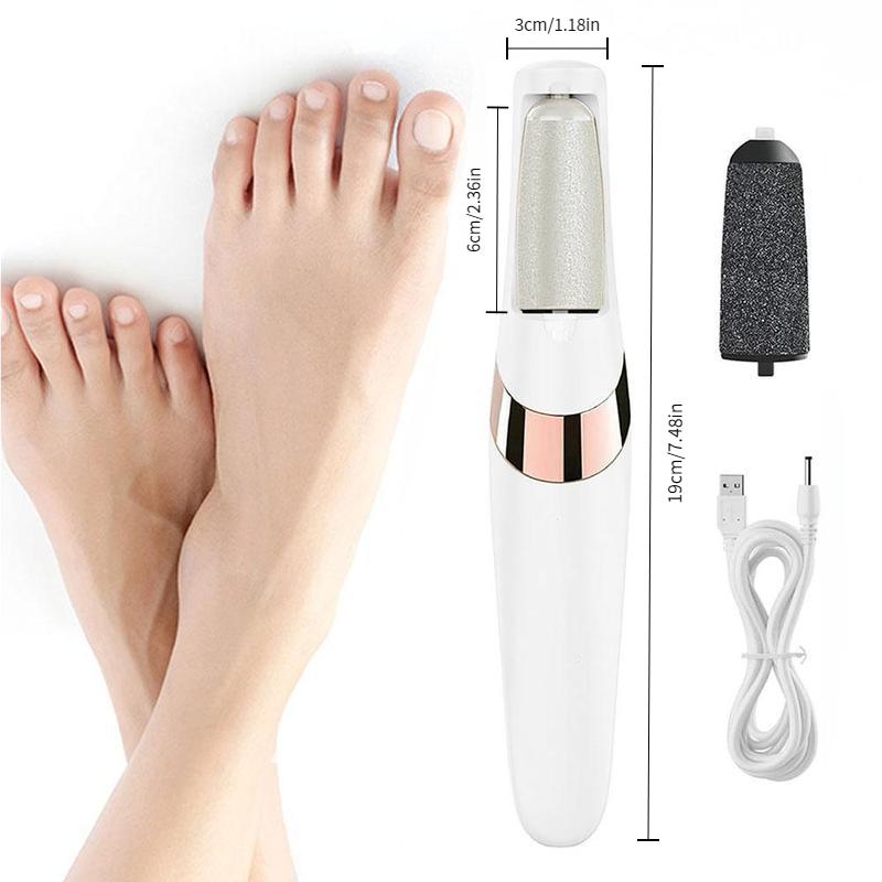 Electric Foot Callus Remover Tool, Portable Electronic Feet File Pedicure Tools, Waterproof Foot Scrubber File for Dead, Hard, Cracked Dry Skin, Nail Care, Cuticle Art, Manicure&Nail Art,2024 christmas gift foot grinder compact nail care pedicure tool