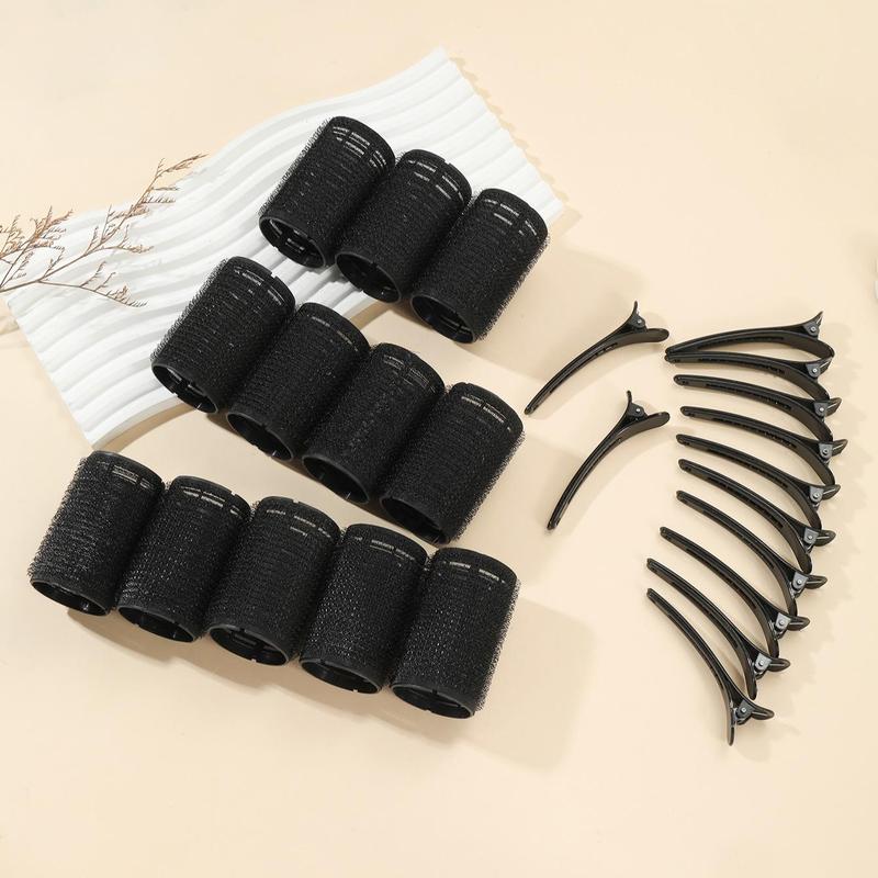 No Heat Hair Curlers Hair Products, 24pcs set Including 12 Hair Rollers and 12 Clips, Heatless Hair Styling Tools for Women & Girls, Hairdressing Accessories for Home and Salon, Hair Products, Gift for Women, Christmas Gift