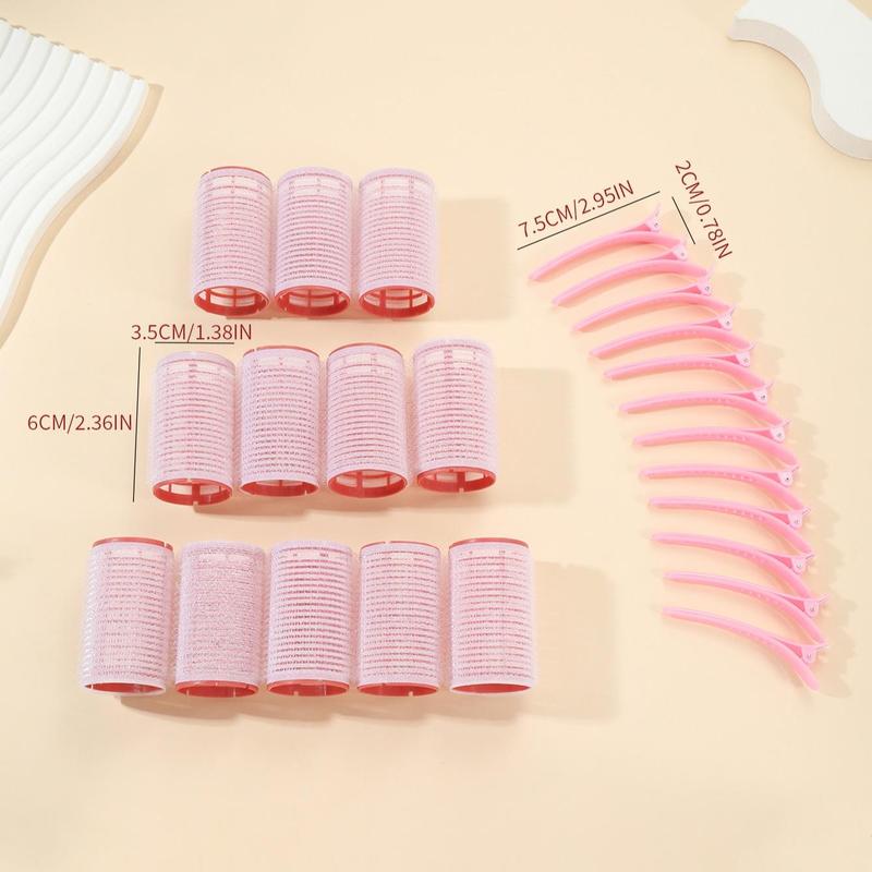 No Heat Hair Curlers Hair Products, 24pcs set Including 12 Hair Rollers and 12 Clips, Heatless Hair Styling Tools for Women & Girls, Hairdressing Accessories for Home and Salon, Hair Products, Gift for Women, Christmas Gift