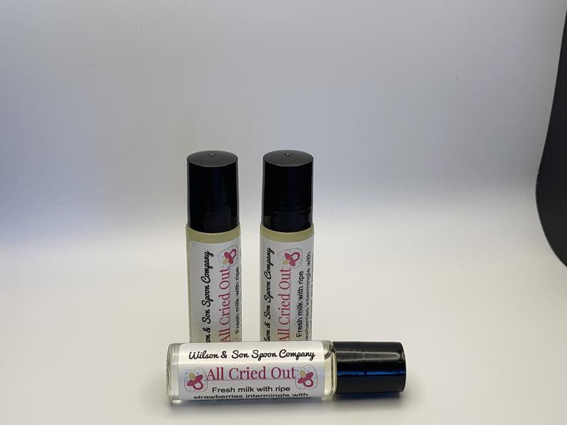 All Cried Out Body Oil - Sweet and Savory Scent with Strawberry and Caramel Notes