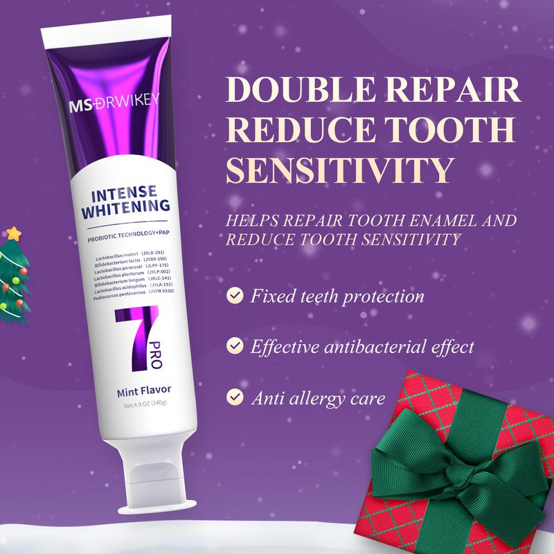 New Arrival! Christmas stocking stuffers. Limited-Time Flash Sale: 7Pro Brightening Toothpaste for Sparkling White Teeth and Fresh Breath Every Day! A Must-Have for Oral Care.