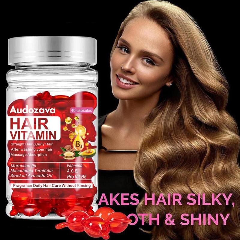 Hair Vitamin Capsule Oil, Nourishing Hair Care Oil for Dry & Damaged Hair, Moisturizing Hair Care Product for Women & Men, Hair Products