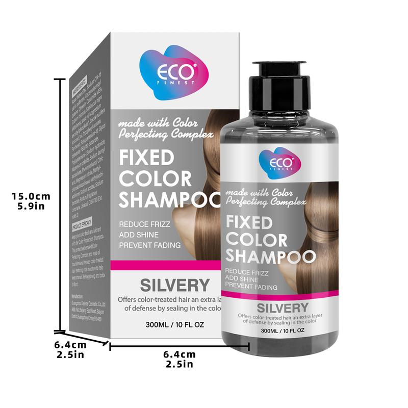 Fixed Color Shampoo, 300ml Color Last Shampoo, nourishes and awakens color-treated hair, Protect Hair & Maintain Vibrant Color No Fade Fresh Natural Hair Color Depositing Shampoo Hair Repair color shampoo Conditioner Gentle