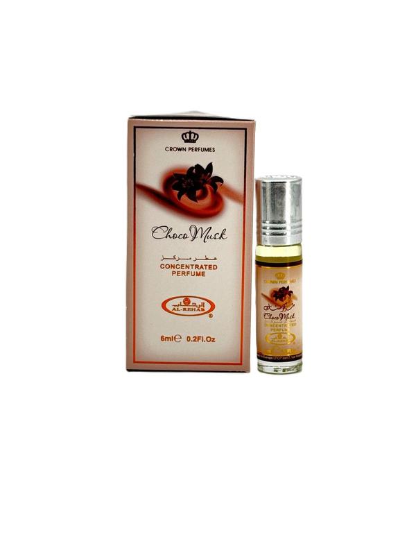 AL REHAB CHOCO MUSK EAU DE PARFUM SPRAY1.6FL.OZ+ ROLL ON  0.2FL.OZ Fragrance Gift Perfume Scent Blend Pack Vanilla Aroma Cosmetic