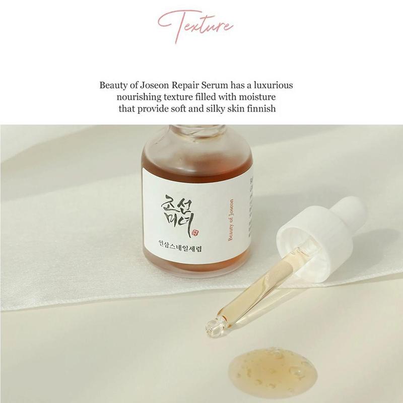 [Beauty of Joseon] Revive Serum : Ginseng+Snail Mucin 30ml, Face Moisturizer, Repair Serum for All Skin Types,  lightweight texture, Moisture Booster for Dry Skin,  63% Ginseng root water, Soft and Silky Skin Finnish, Korean Skincare, Virla Serum