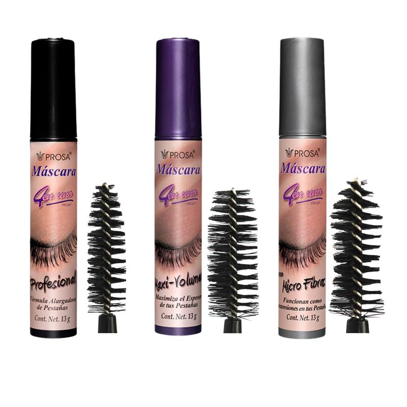 PROSA TRIO Mascara 4 in 1 Makeup Water Proof