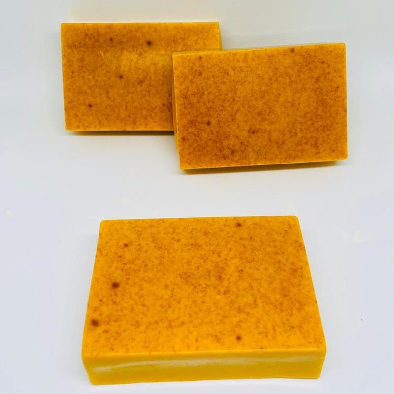 2Pcs Lemon Turmeric & Kojic Acid CleansingSoap, Kojic Acid Soap for Face