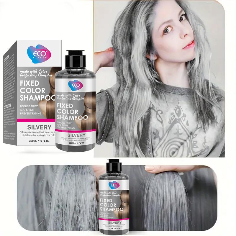 Fixed Color Shampoo, 300ml Color Last Shampoo, nourishes and awakens color-treated hair, Protect Hair & Maintain Vibrant Color No Fade Fresh Natural Hair Color Depositing Shampoo Hair Repair color shampoo Conditioner Gentle