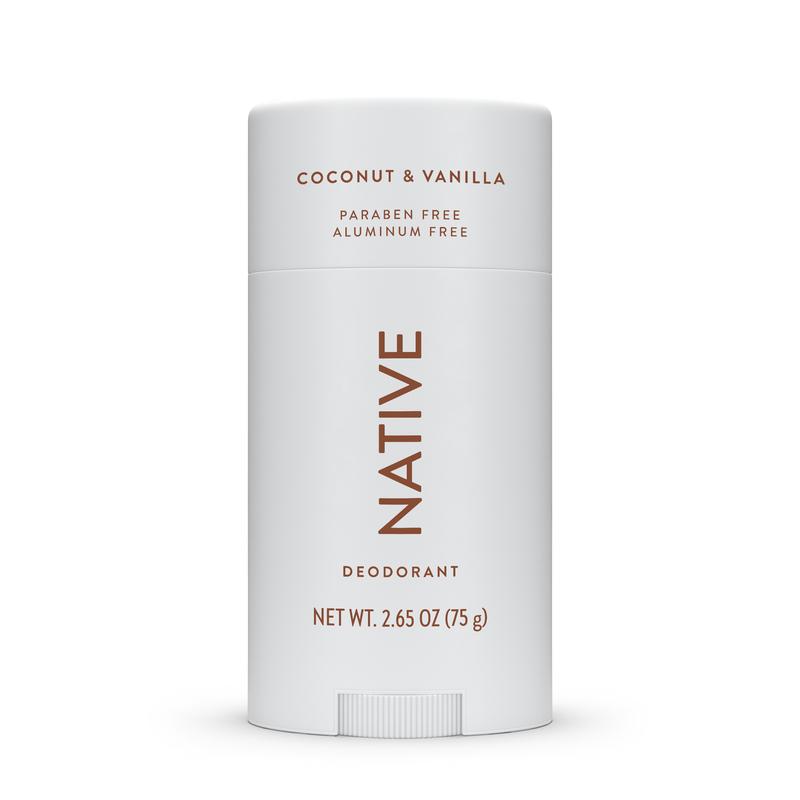 Native Deodorant, Aluminum Free, Coconut & Vanilla, Deodorant for Women and Men, 2.65 oz