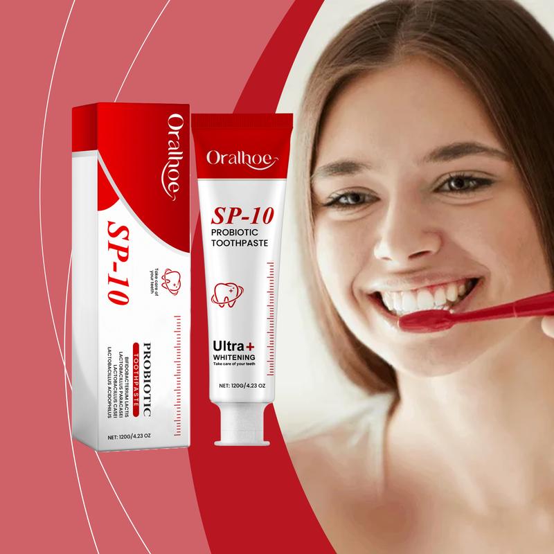 Sp10   Sp8 Probiotic Toothpaste,  Sp10 Toothpaste Fresh Breath，Deep Cleaning Care-Probiotic Toothpaste for a Brighter Tooth