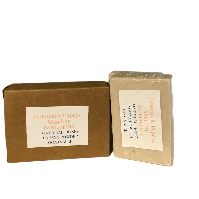 Oatmeal and papaya skin bar soap Body Care