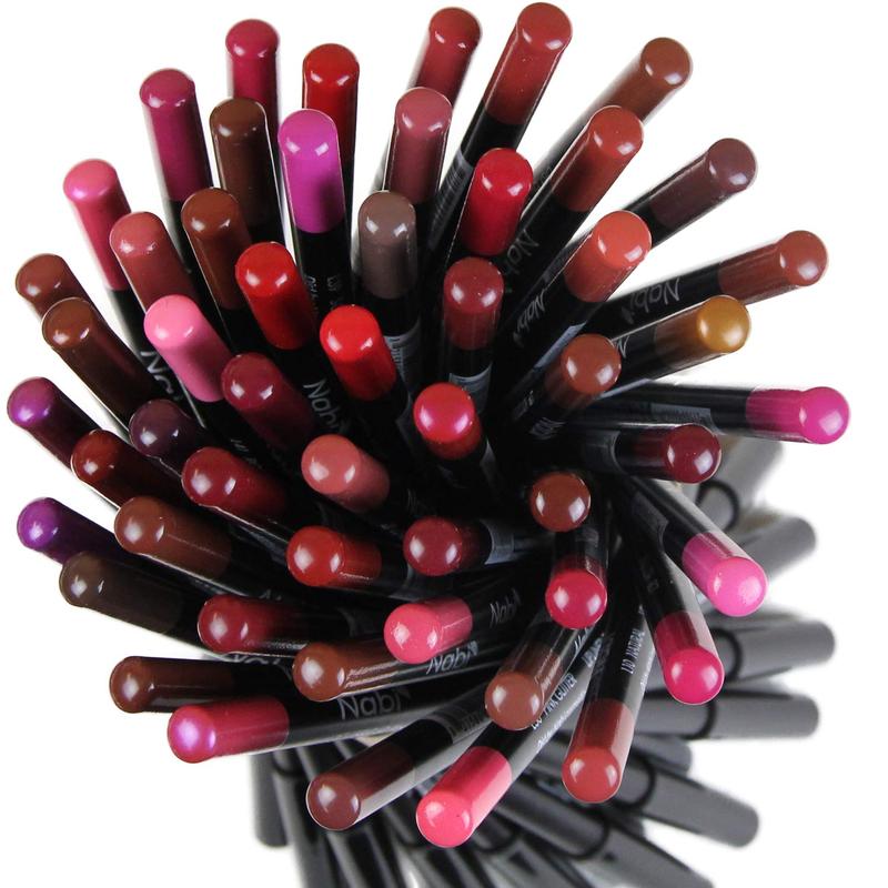 54 pcs NABI Lip Liner Pencils Long-lasting Eyeliner Lipliner Cosmetic Makeup