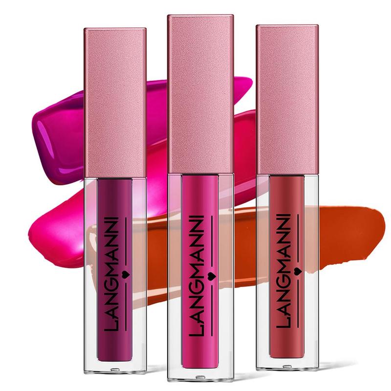 Long Lasting Lip Gloss Set, 12pcs Glossy Tinted Moisturizing Lip, Hydrating Glossy Lip Glaze Stick, Plumping Lip Oil Lip Stick for All Occasions Makeup for Girls and Women