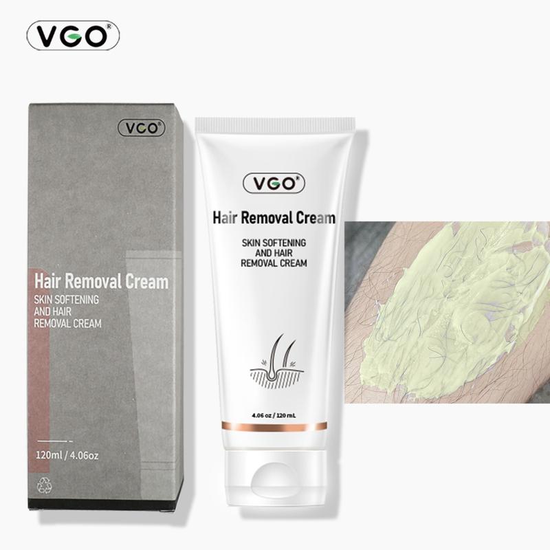 VGO Hair Removal Lotion Cream, 120ml   4.0oz Body Care Unisex-A2 Wax Gentle Comfort Cosmetic