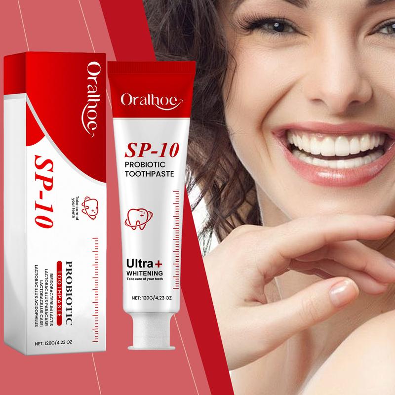 Sp10   Sp8 Probiotic Toothpaste,  Sp10 Toothpaste Fresh Breath，Deep Cleaning Care-Probiotic Toothpaste for a Brighter Tooth