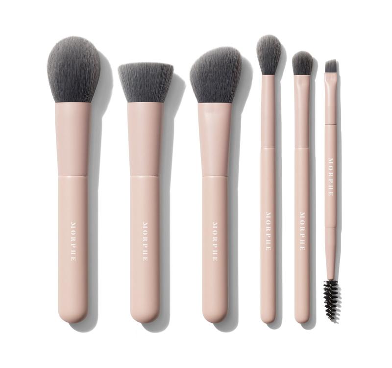 Morphe Travel Shaping Essentials Bamboo & Charcoal Infused Travel Brush Set