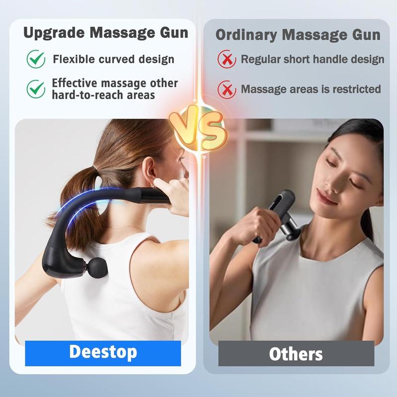 Portable Handheld Electric Massager, 1 Set Multifunctional Whole Body Electric Massager, Household Handheld Massage Hammer for Home & Travel