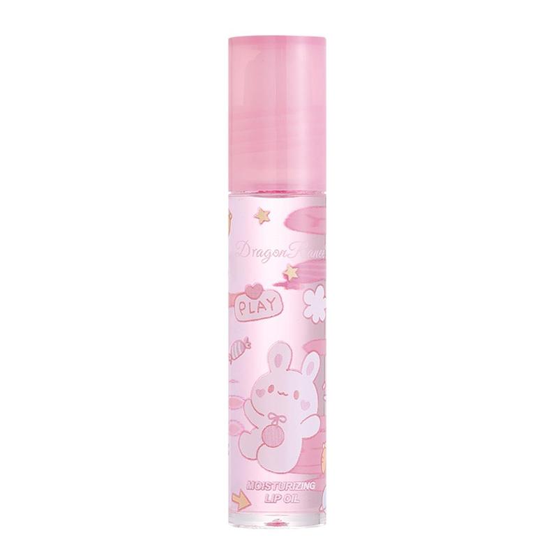 Moisturizing Lip Oil, Cute Cartoon Pattern Lip Gloss, Lip Care Product for Women