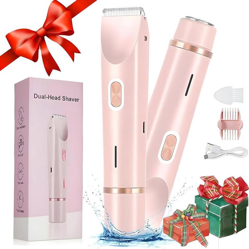 2 in 1 Electric Shaver, 1 Count Portable Rechargeable Wet & Dry Use Hair Removal Tool, Safety Hair Removal Tool for Women