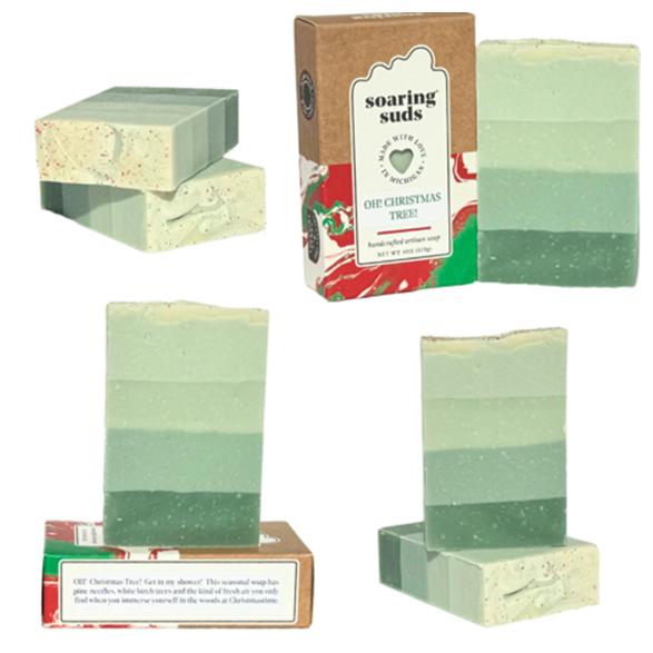 Soaring Suds Holiday Artisan Soap Bars