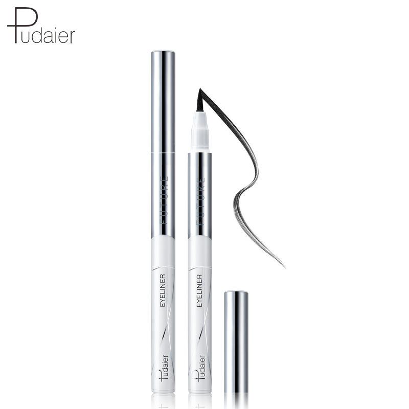 Eyeliner Waterproof Sweat-Proof Not Smudge Quick-Drying Beginner Soft Head Liquid Eyeliner Lipliner Makeup