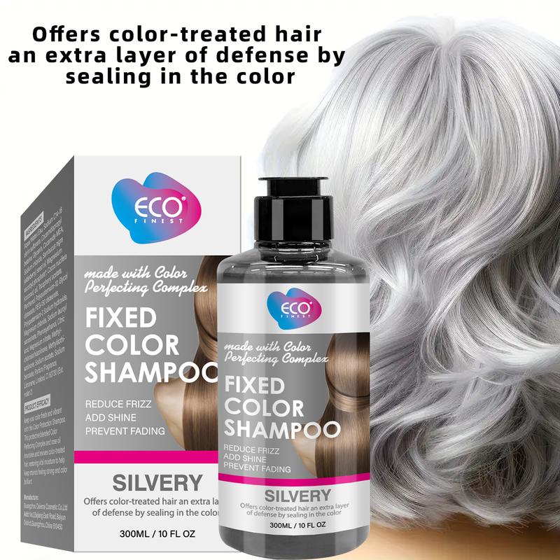 Fixed Color Shampoo, 300ml Color Last Shampoo, nourishes and awakens color-treated hair, Protect Hair & Maintain Vibrant Color No Fade Fresh Natural Hair Color Depositing Shampoo Hair Repair color shampoo Conditioner Gentle