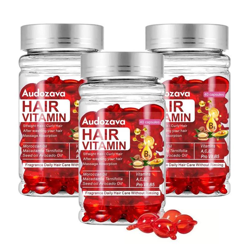 Hair Vitamin Capsule Oil, Nourishing Hair Care Oil for Dry & Damaged Hair, Moisturizing Hair Care Product for Women & Men, Hair Products