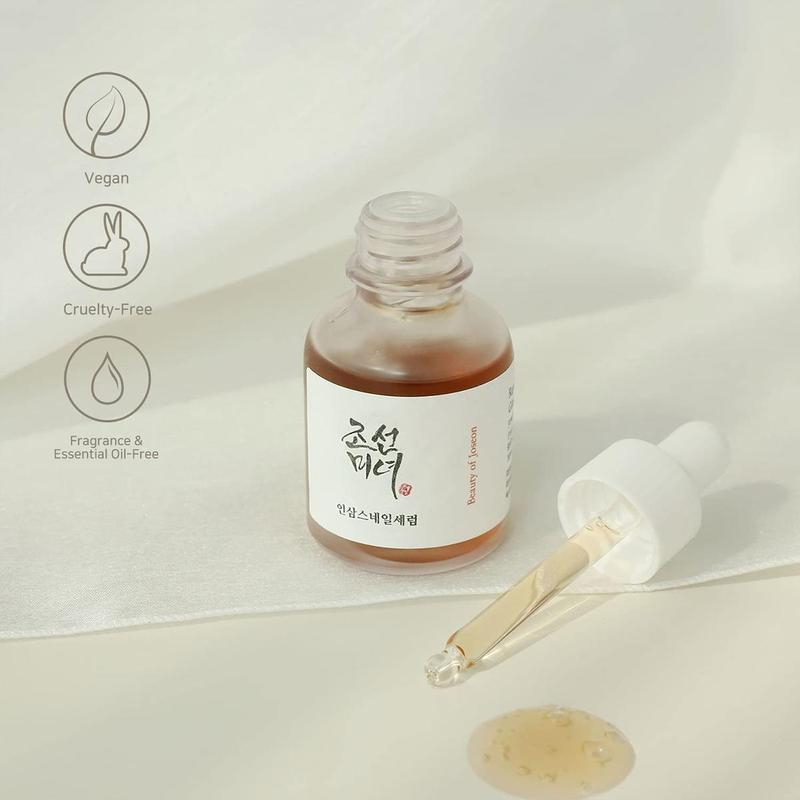 [Beauty of Joseon] Revive Serum : Ginseng+Snail Mucin 30ml, Face Moisturizer, Repair Serum for All Skin Types,  lightweight texture, Moisture Booster for Dry Skin,  63% Ginseng root water, Soft and Silky Skin Finnish, Korean Skincare, Virla Serum