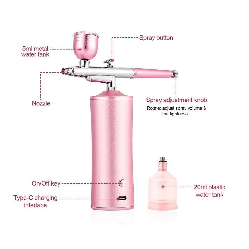 USB Rechargeable Facial Spray Mister, Electric Facial Beauty Instrument, Automatic Face Beauty Equipment for Home & Salon Use, Face Care Product