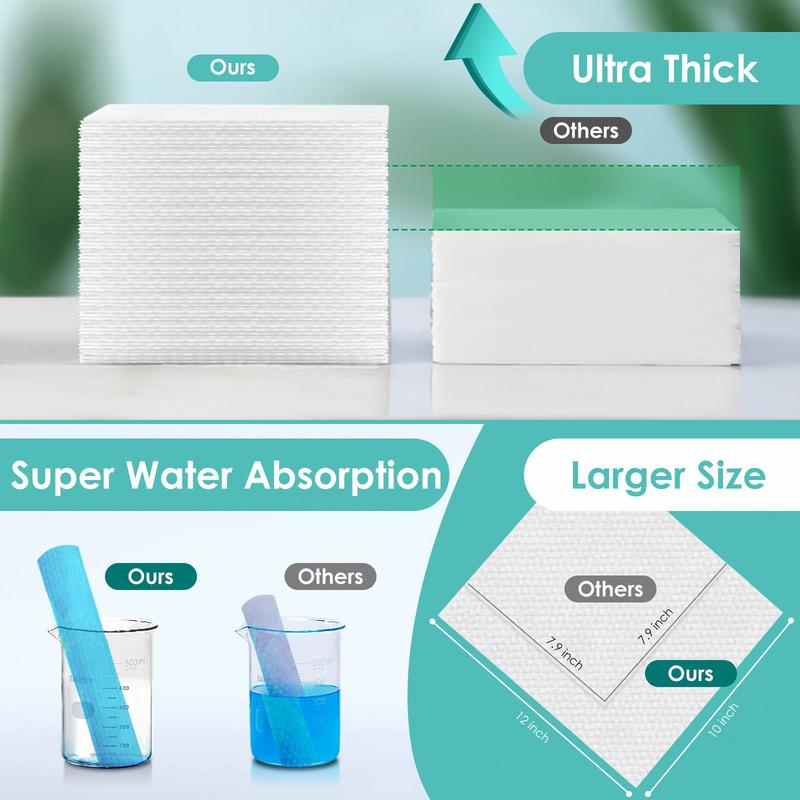 Ditoi Disposable Face Towel Super Soft Thick Absorbent Dry Makeup Remover Wipes