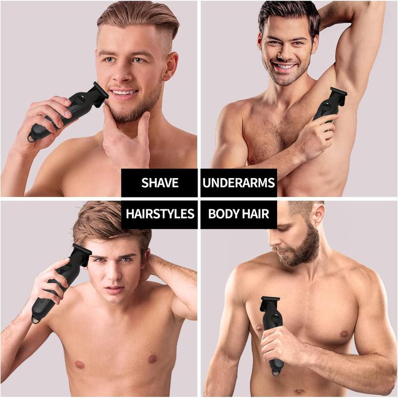 USB Rechargeable Hair Clipper, 1 Set Electric Adjustable Hair Trimmer with Limited Comb & Cleaning Brush, Professional Hair Trimmer for Men, Christmas Gift