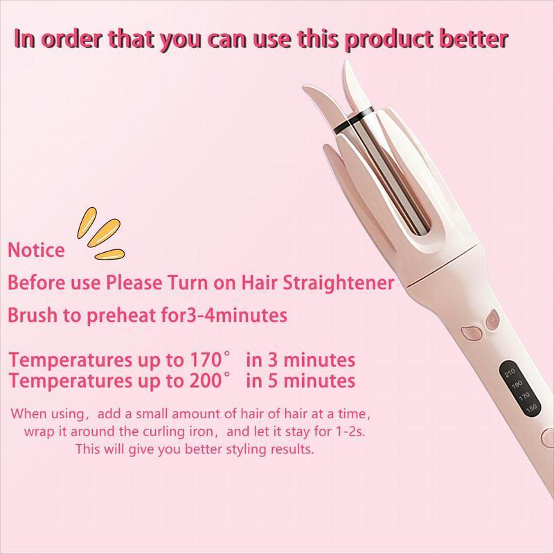 Automatic Hair Curling Iron, Trending Products, 28mm Barrel Hair Curler Wand, 4 Modes Temperatures Curling Iron with Negative Generator