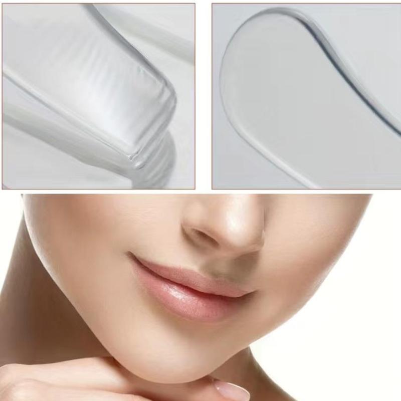 Reusable Silicone Lip Patch, 4pcs set Transparent Facial Firming Patch for Mouth, Comfort Facial Lifting Patch, Professional Facial Skincare Pad for Women & Men