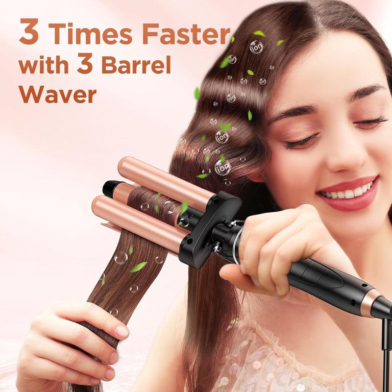 5 in 1 Hair Curler Set, Hair Straightener & Hair Curler & Accessories, Professional Hair Styling Tool for Women & Girls