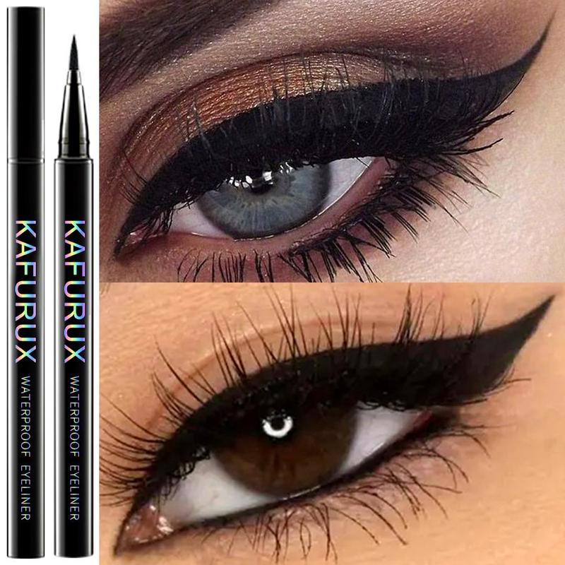 Waterproof Liquid Eyeliner, 1 Count 5 Counts Long Lasting Eyeliner, Quick Drying Eyeliner Pen, Professional Daily Makeup Accessories