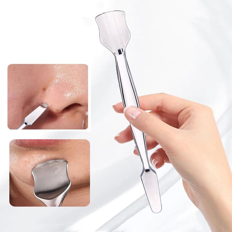 Manual Blackhead Cleaner Tool, Stainless Steel Blackhead Extractor Tool, Facial Skin Care Tool for Women & Men, Christmas Gift