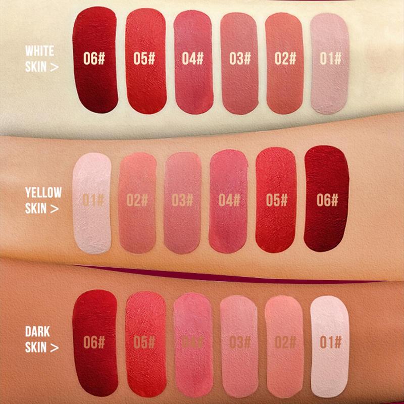 Long Lasting Waterproof Lip Sticks, 1 Count Moisturizing Matte Lipstick, Suitable for All Occasions Lip Makeup, Girls and Women Makeup Accessories