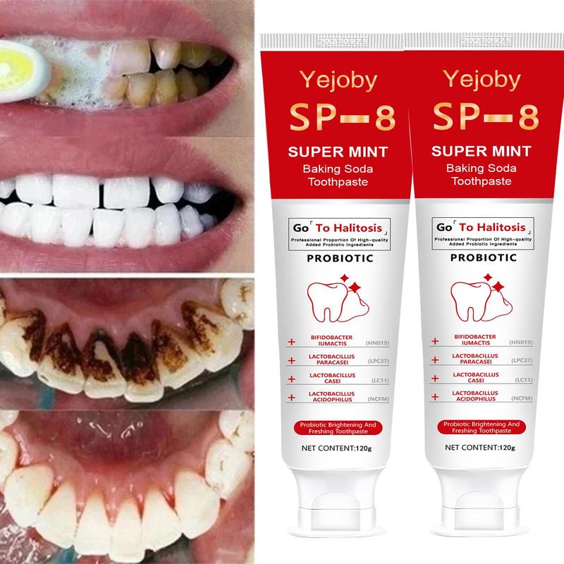 (3 Counts only 19.99$) Super Probiotic Sp-8 Toothpaste, Sp-8 Ultra Whitening Toothpaste, Sp 8 Toothpaste,Fresh Breath, Sp-8 Toothpaste 4.9 oz SP-10,SP-10 SP-6 SP-4 sp-10 sp-6 sp-4 sp8 sp6 sp4 SP-10