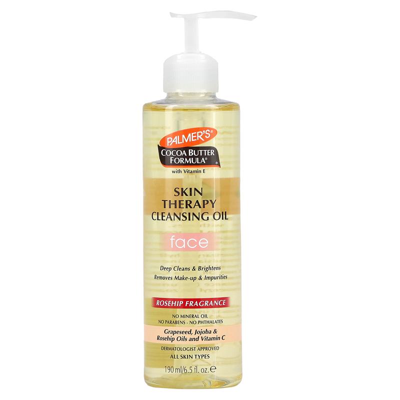 Palmer's Cocoa Butter Formula with Vitamin E, Skin Therapy Cleansing Oil, Face, Rosehip, 6.5 fl oz (190 ml)